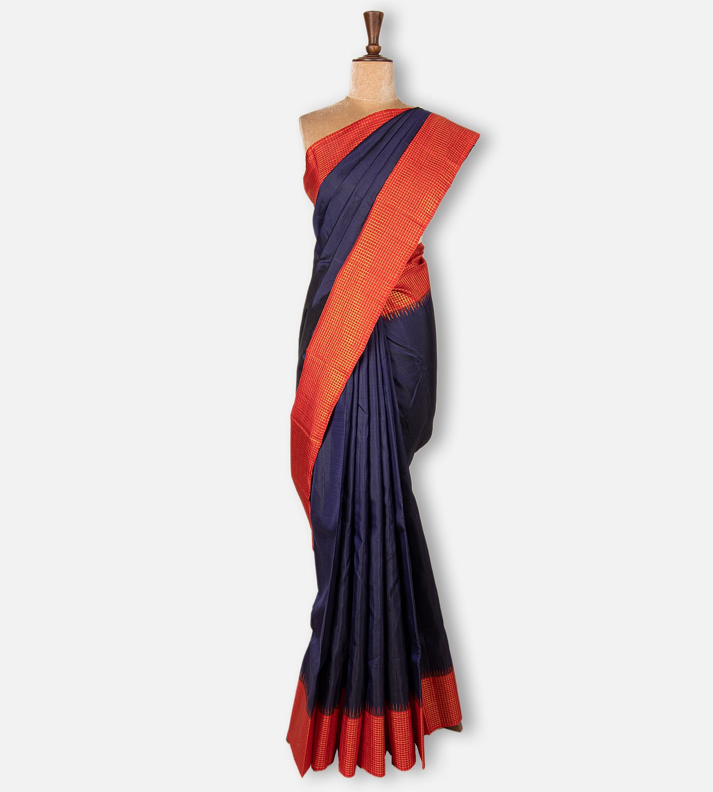 Blue Kanchipuram Silk Saree
