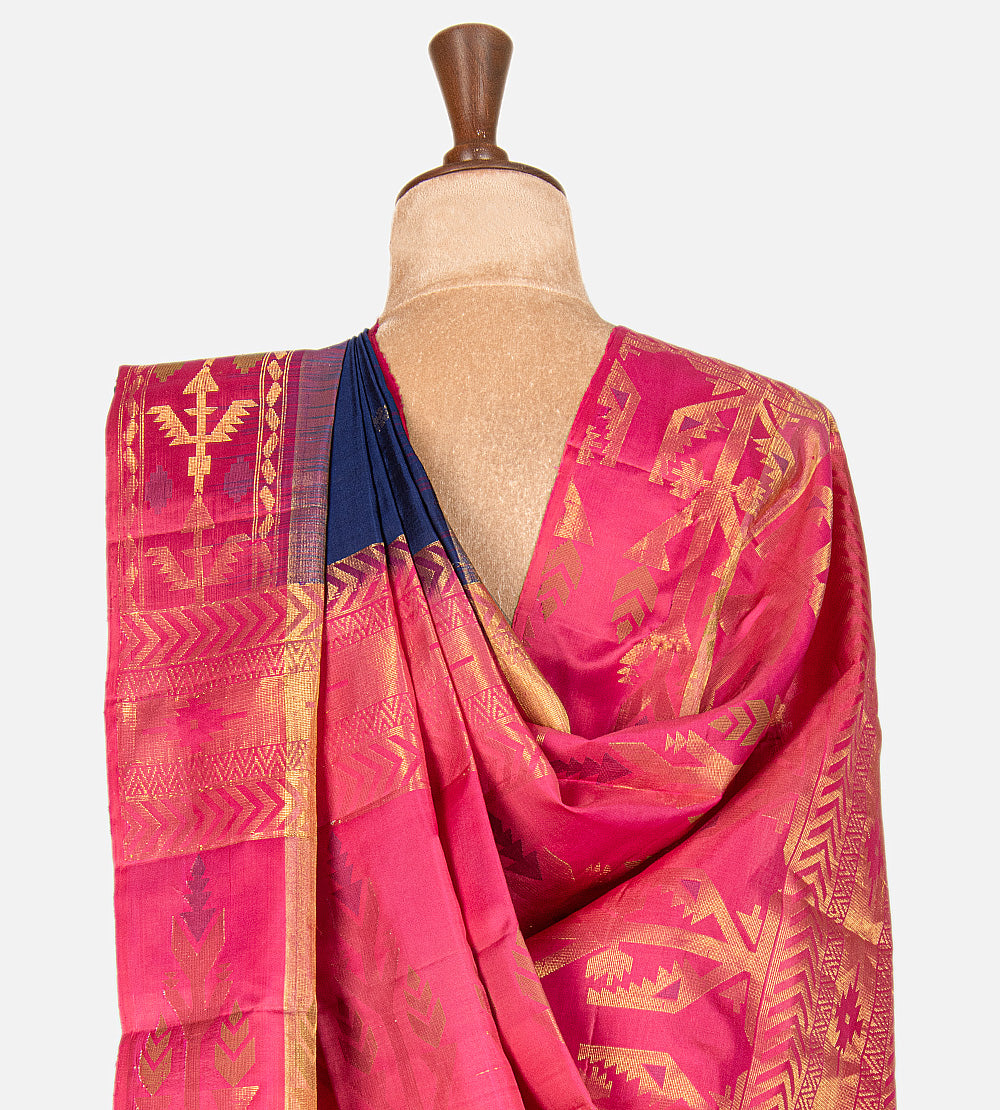 Blue Soft Silk Saree