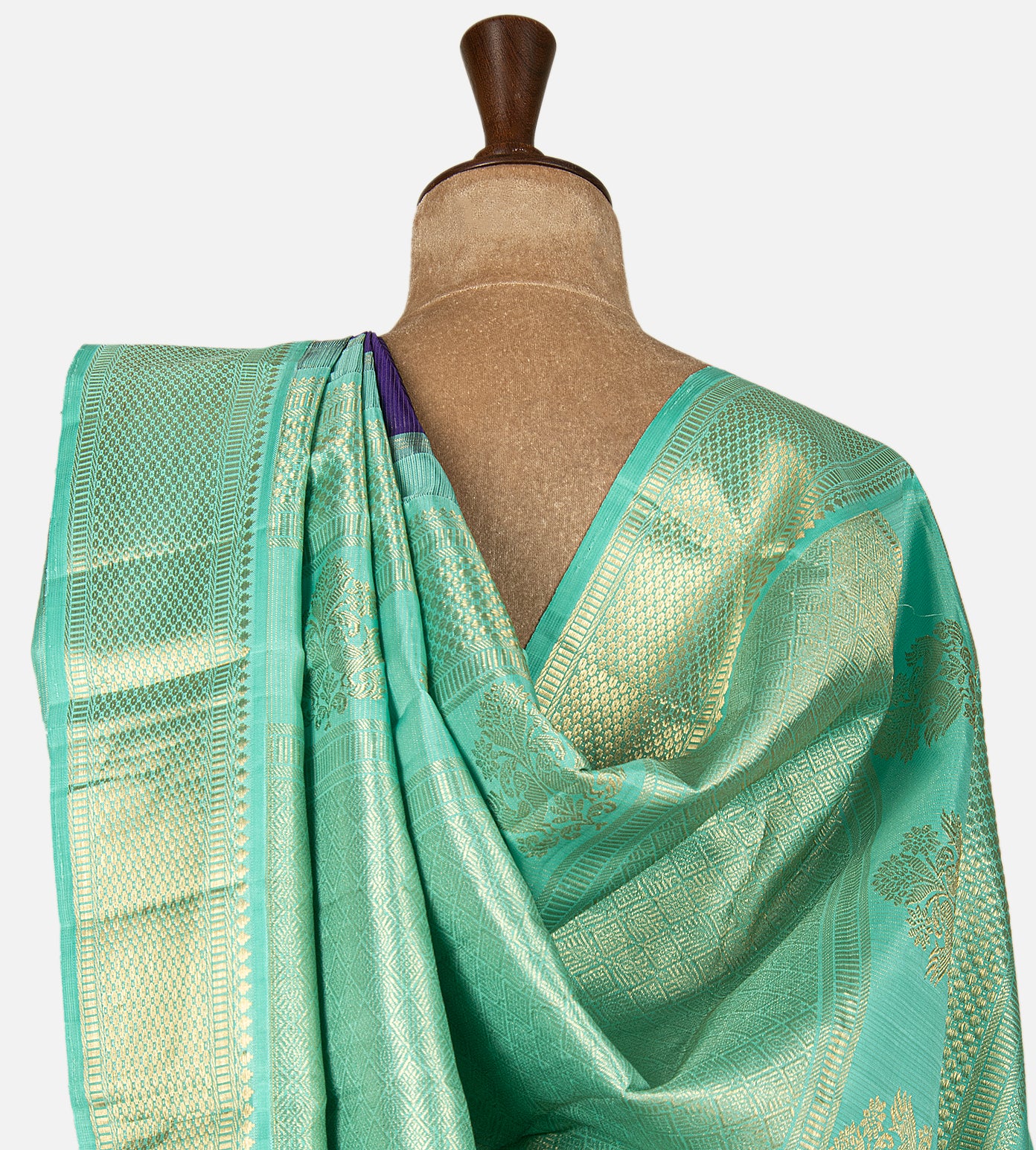 Blue Kanchipuram Silk Saree