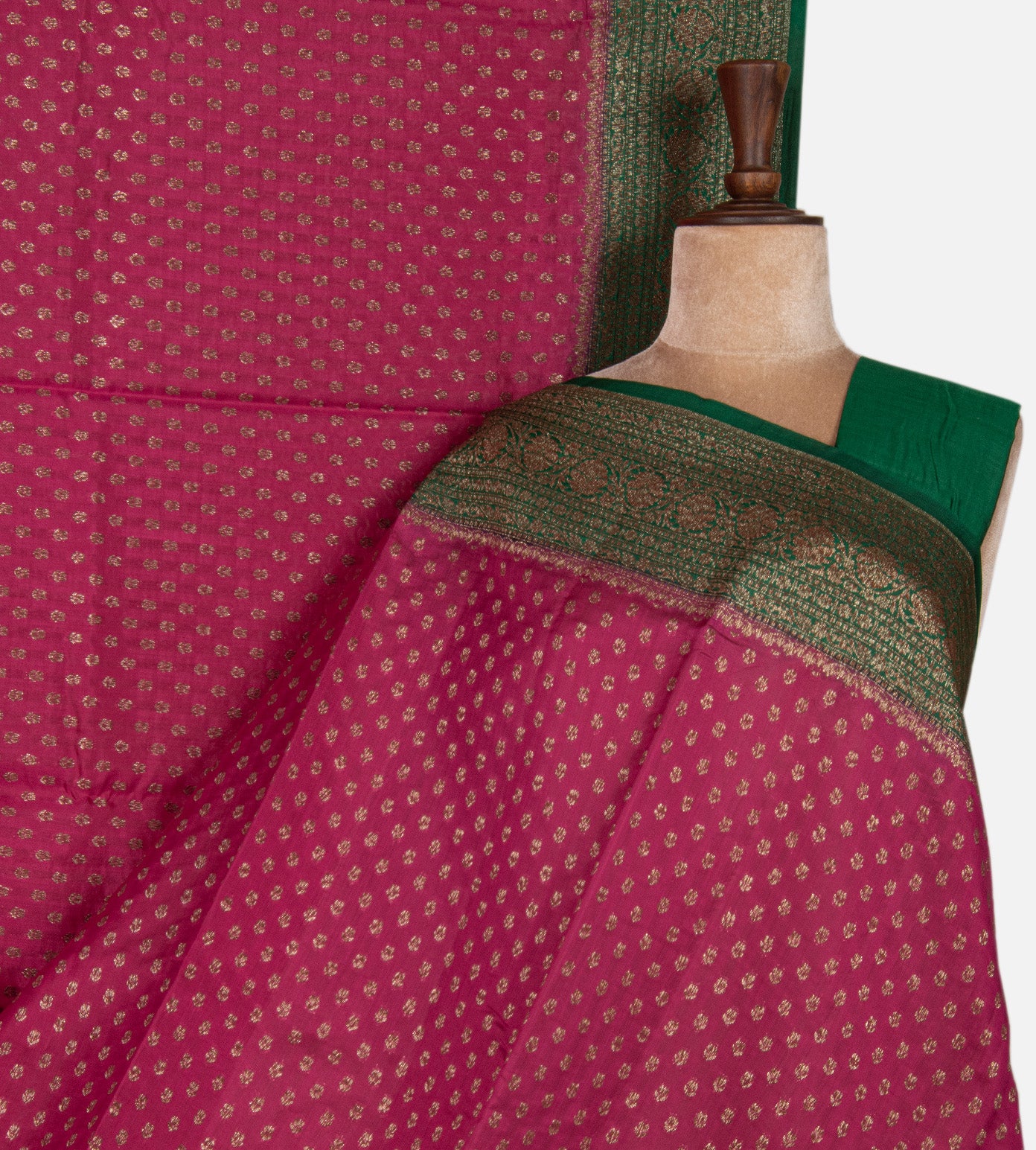Pink Chaniya Silk Saree