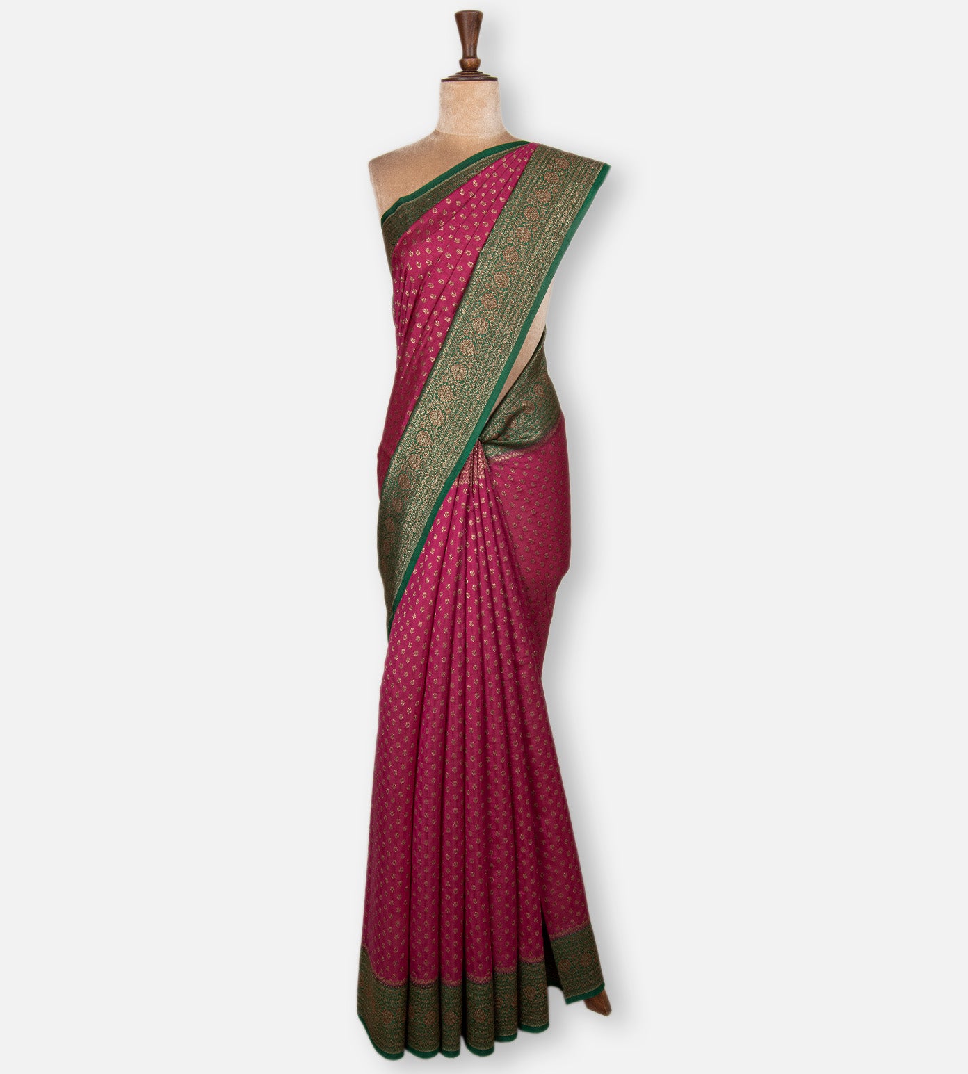 Pink Chaniya Silk Saree