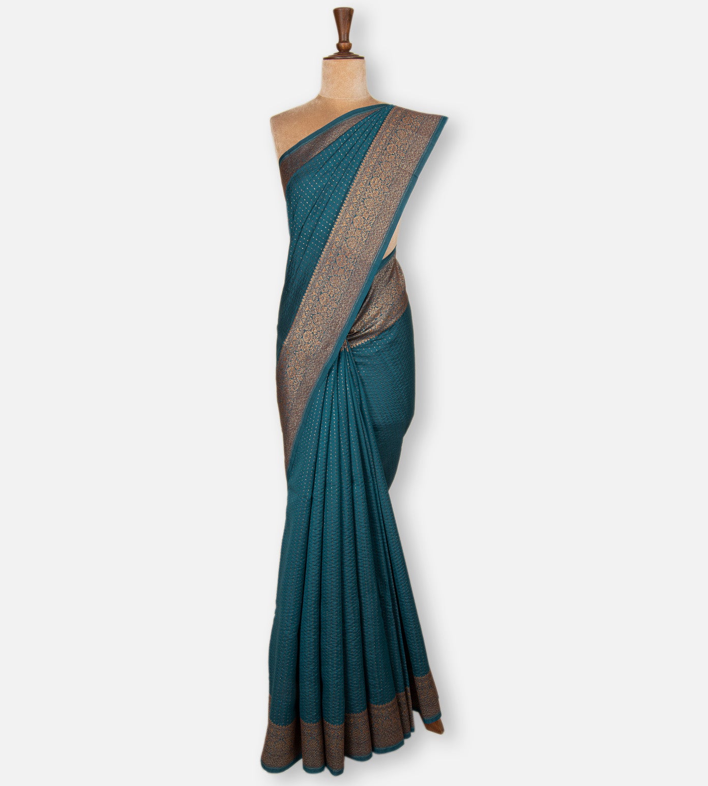 Blue Chaniya Silk Saree