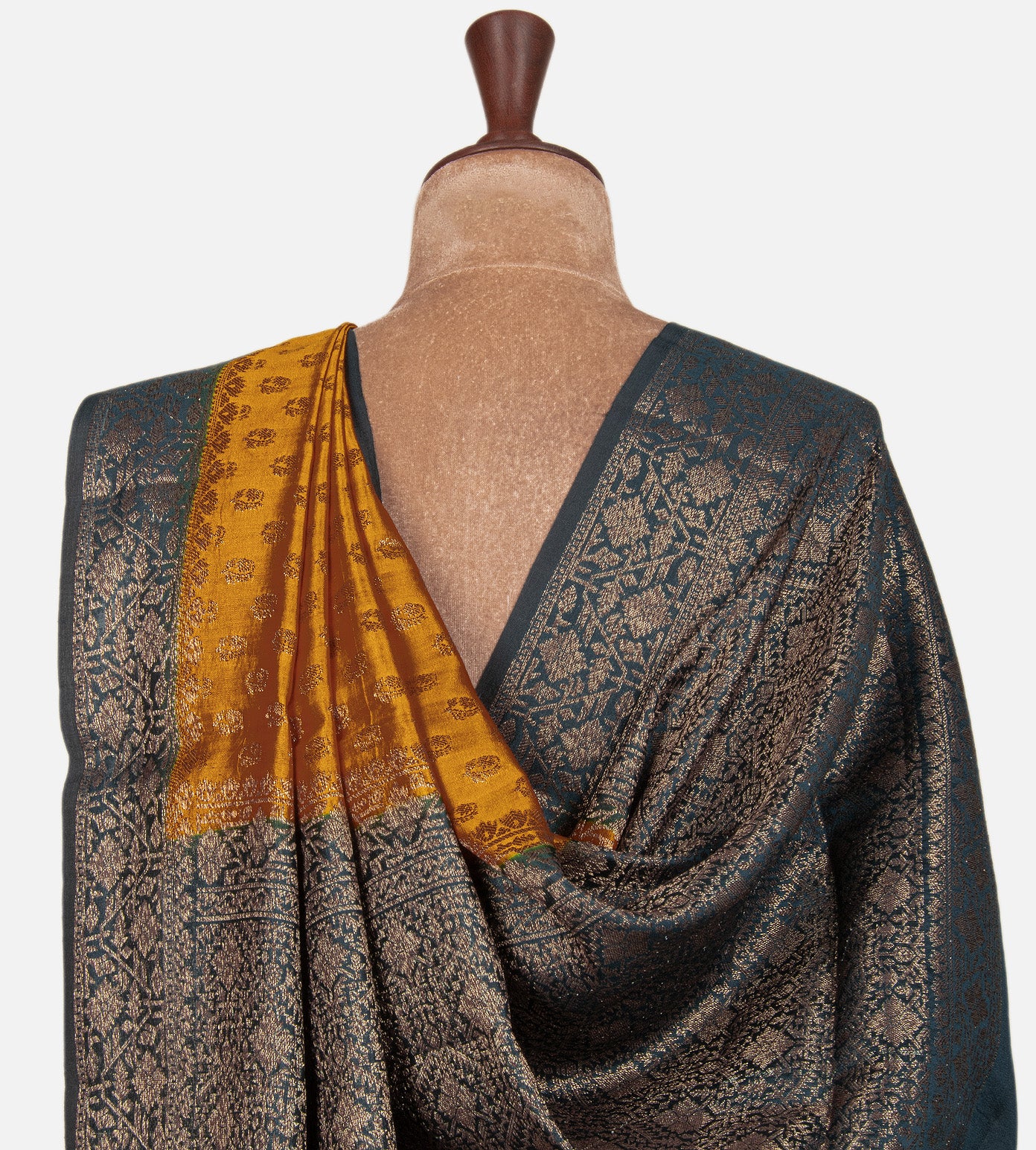 Yellow Chaniya Silk Saree