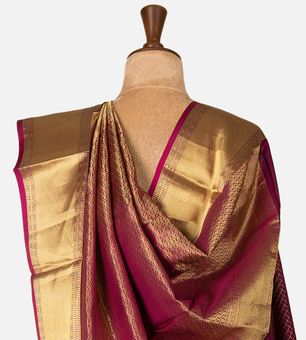 Maroon Soft Silk Saree