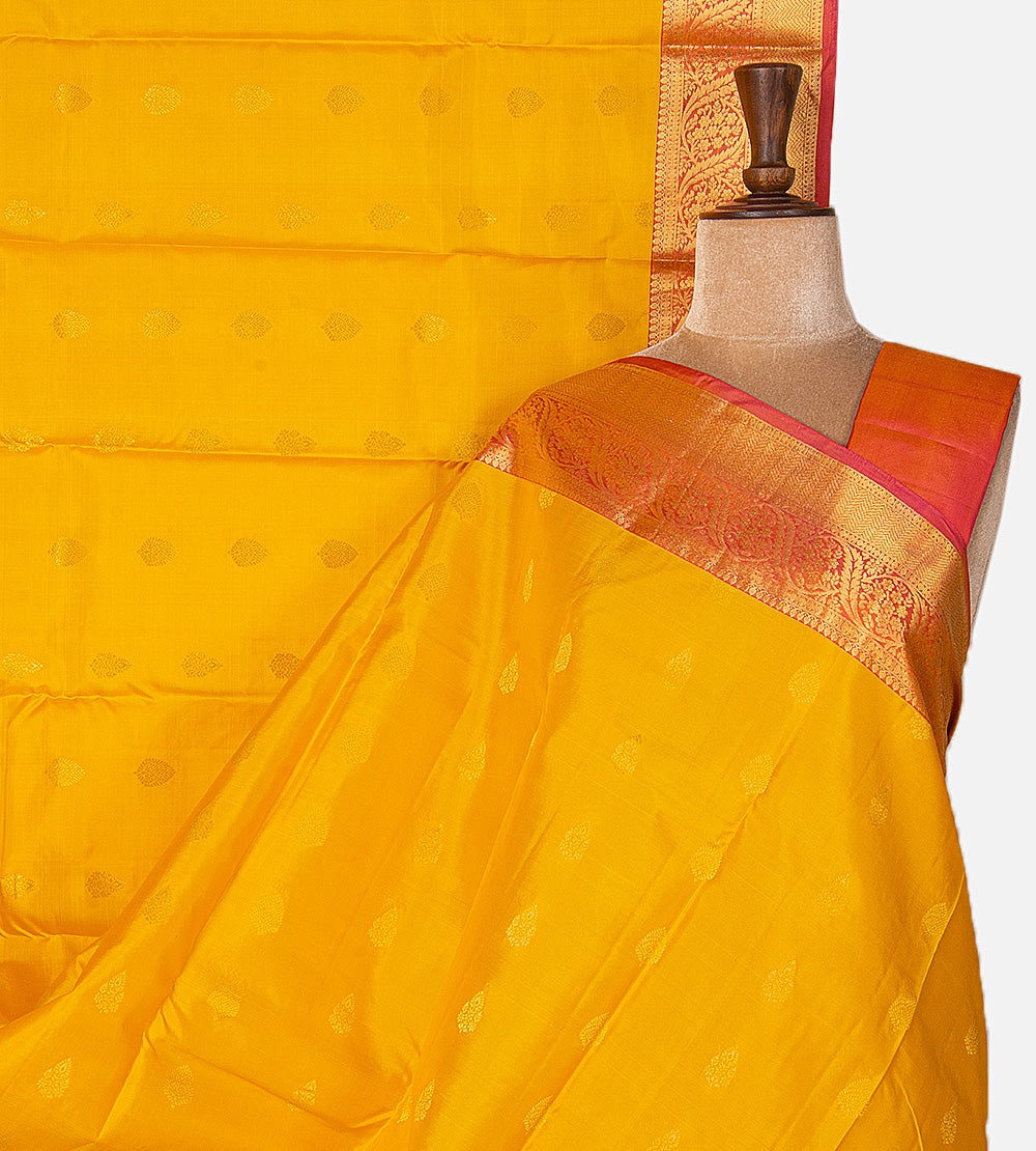 Yellow Soft Silk Saree