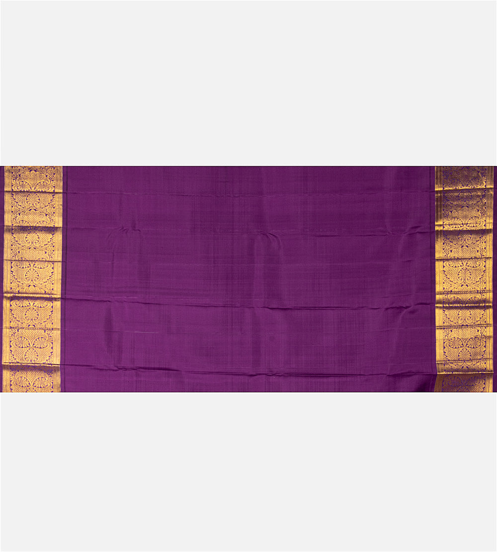 Lavender Kanchipuram Silk Saree