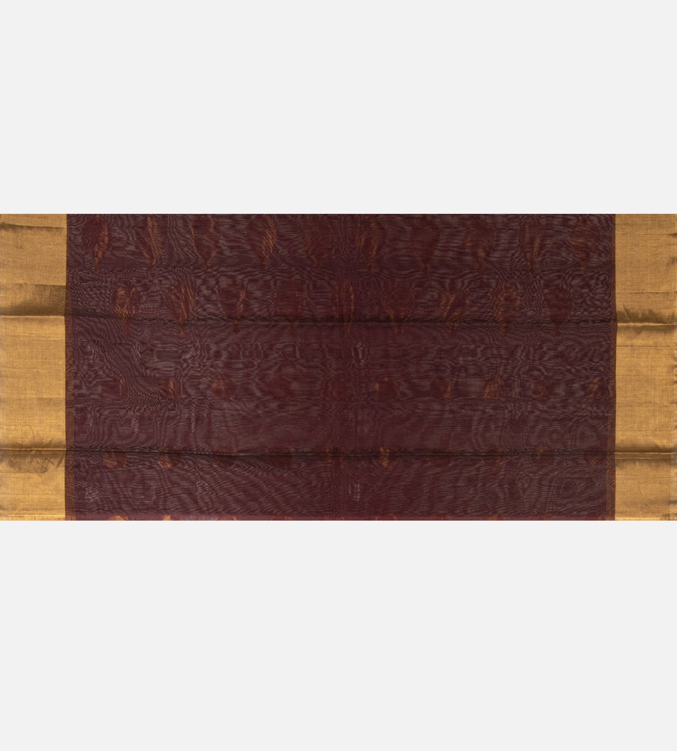 Deep Maroon Cotton Silk Saree