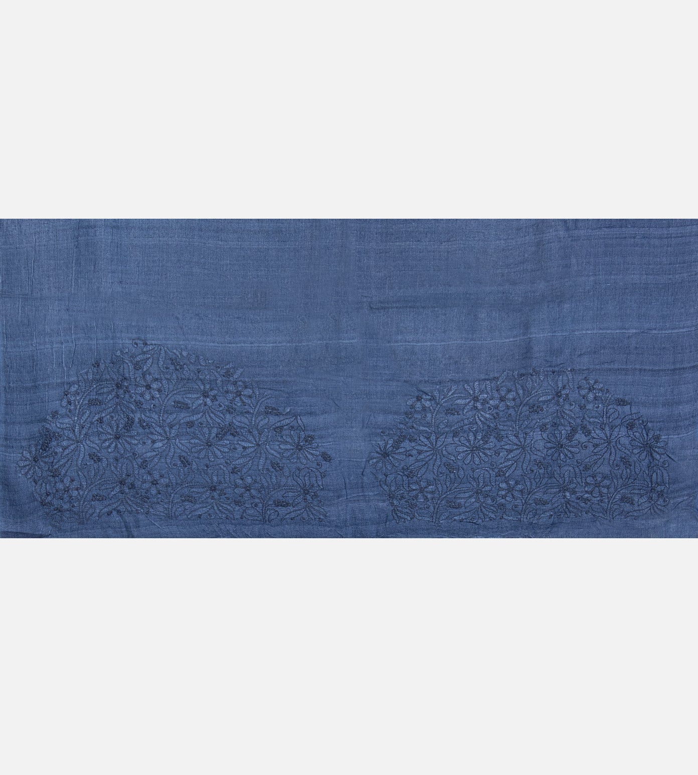 Blue Tussar Saree