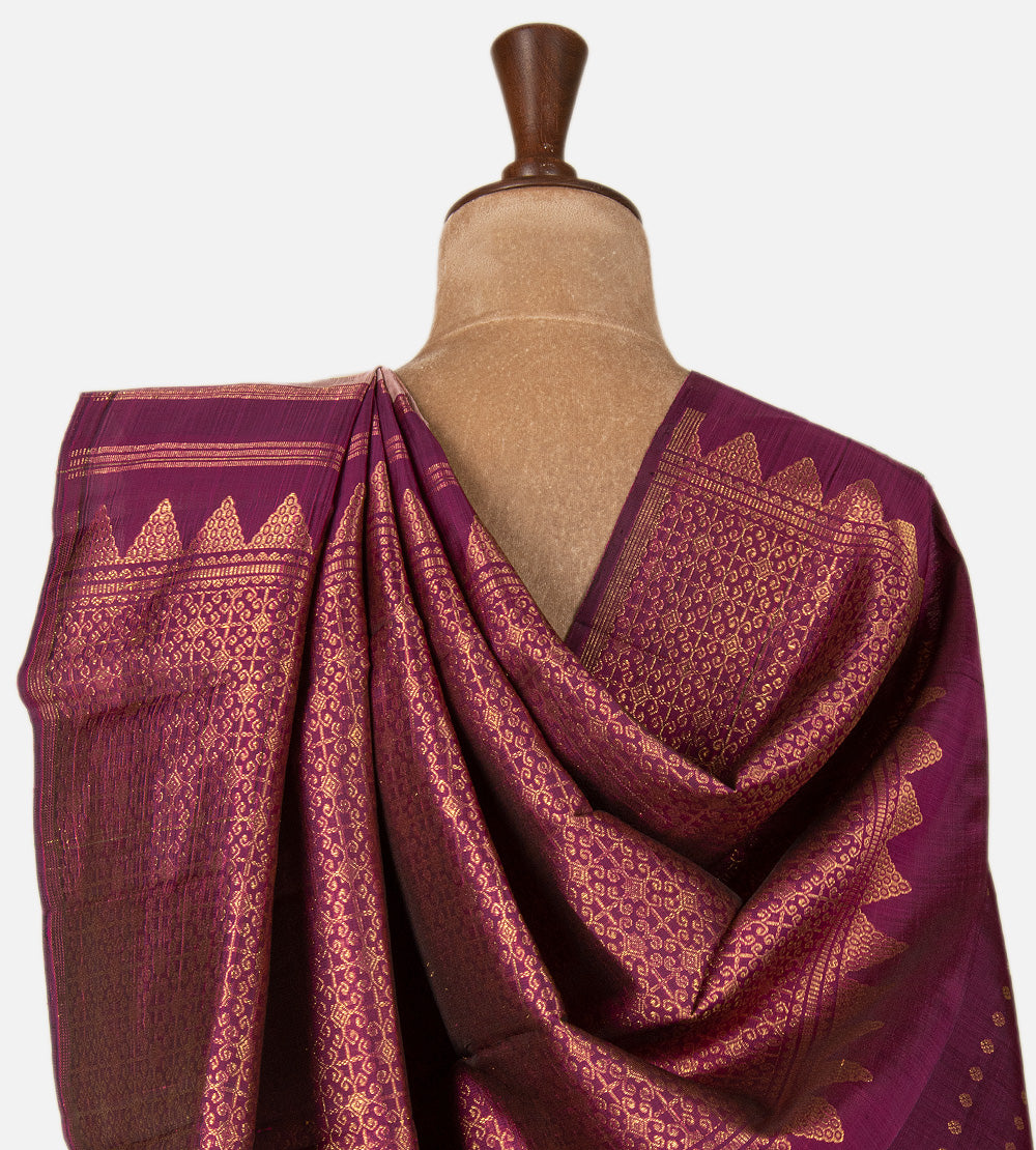 Pink Kanchipuram Silk Saree
