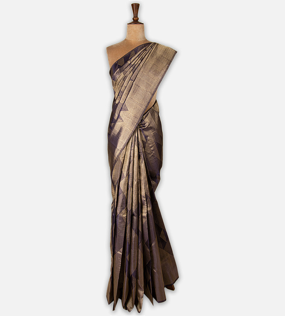 Blue Kanchipuram Silk Saree