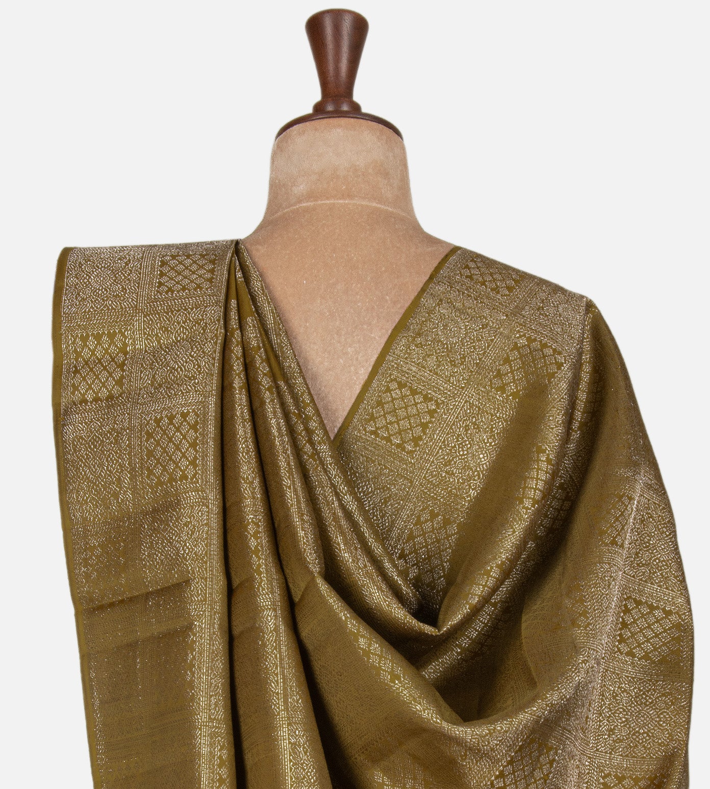 Gold Kanchipuram Silk Saree