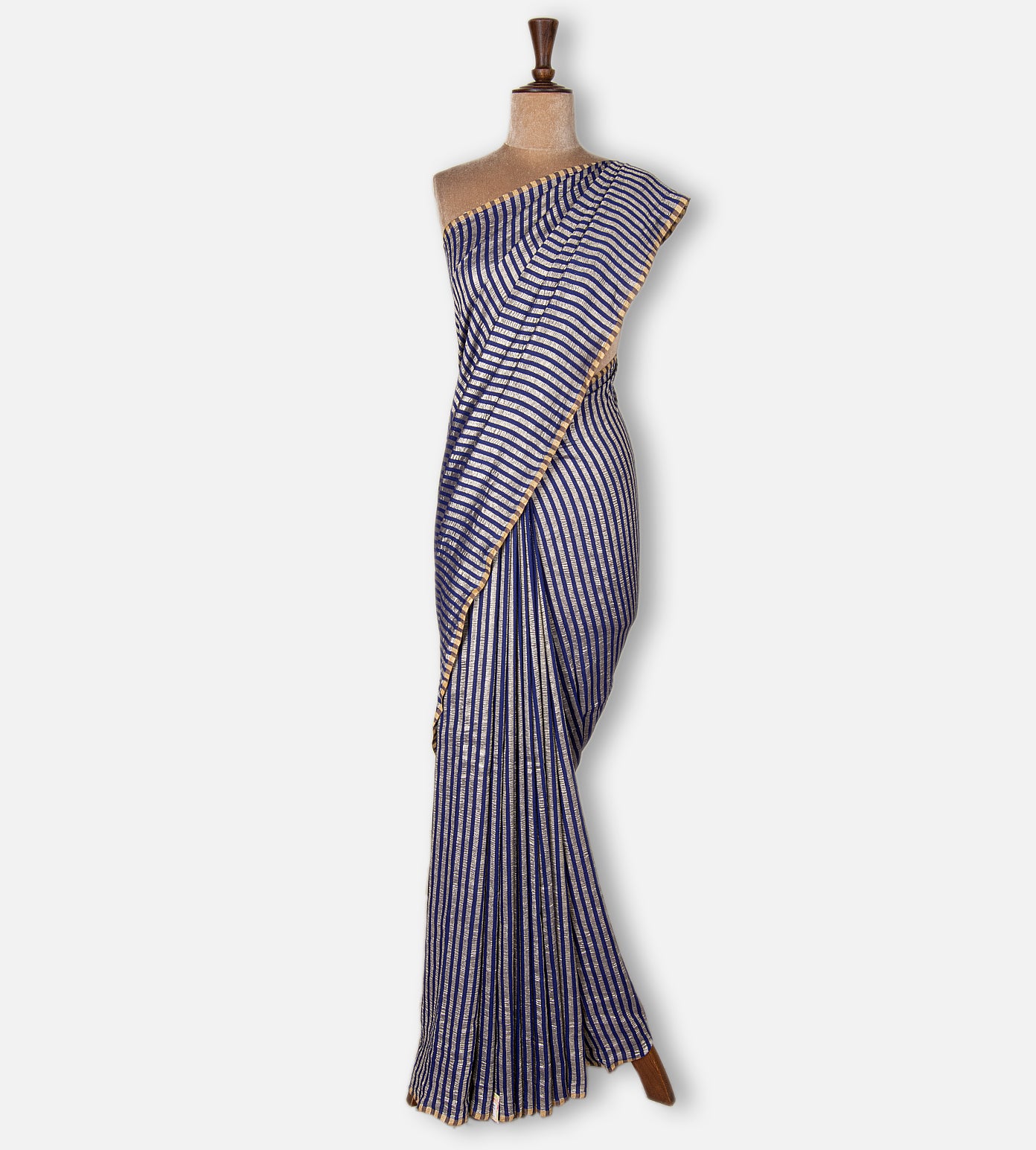 Blue Moonga Tussar Saree