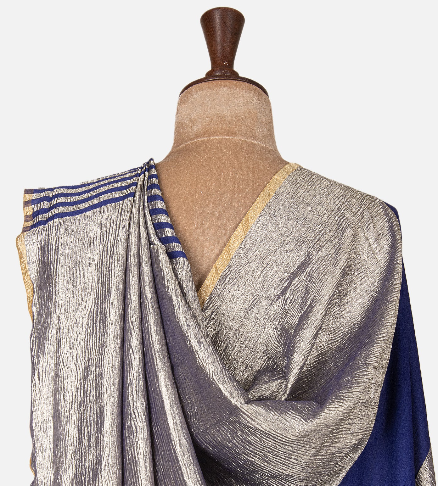 Blue Moonga Tussar Saree