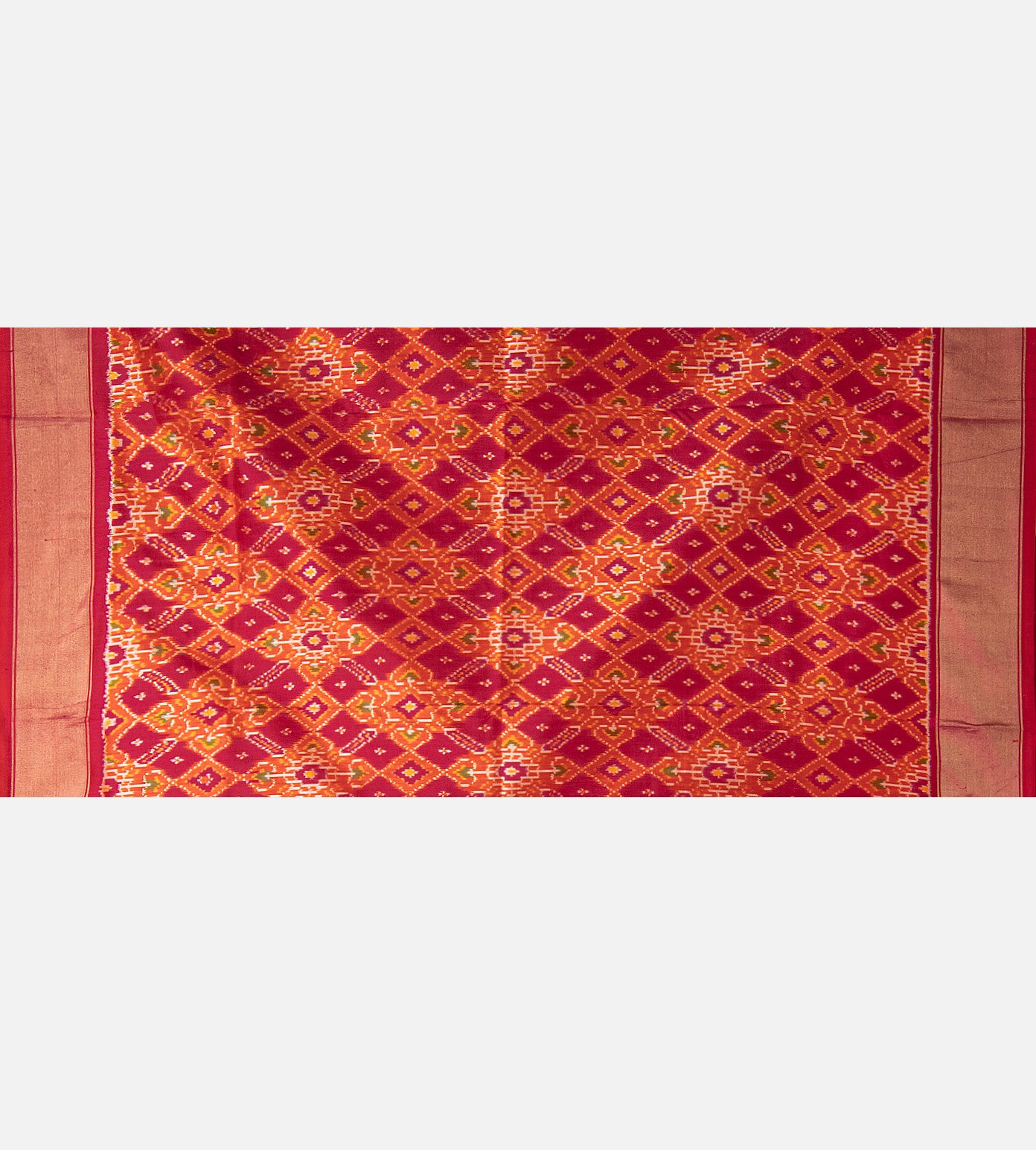 Green Ikkat Silk Saree