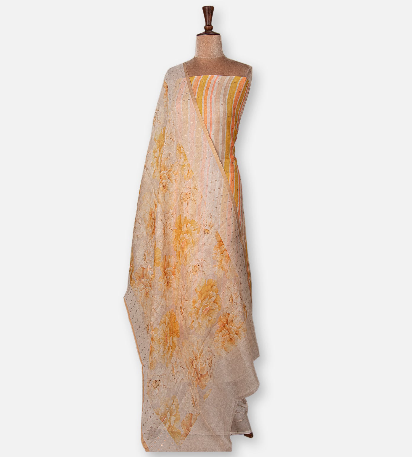 Multicolour Organza Salwar