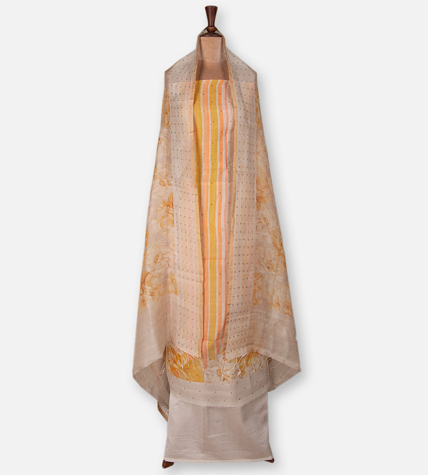 Multicolour Organza Salwar