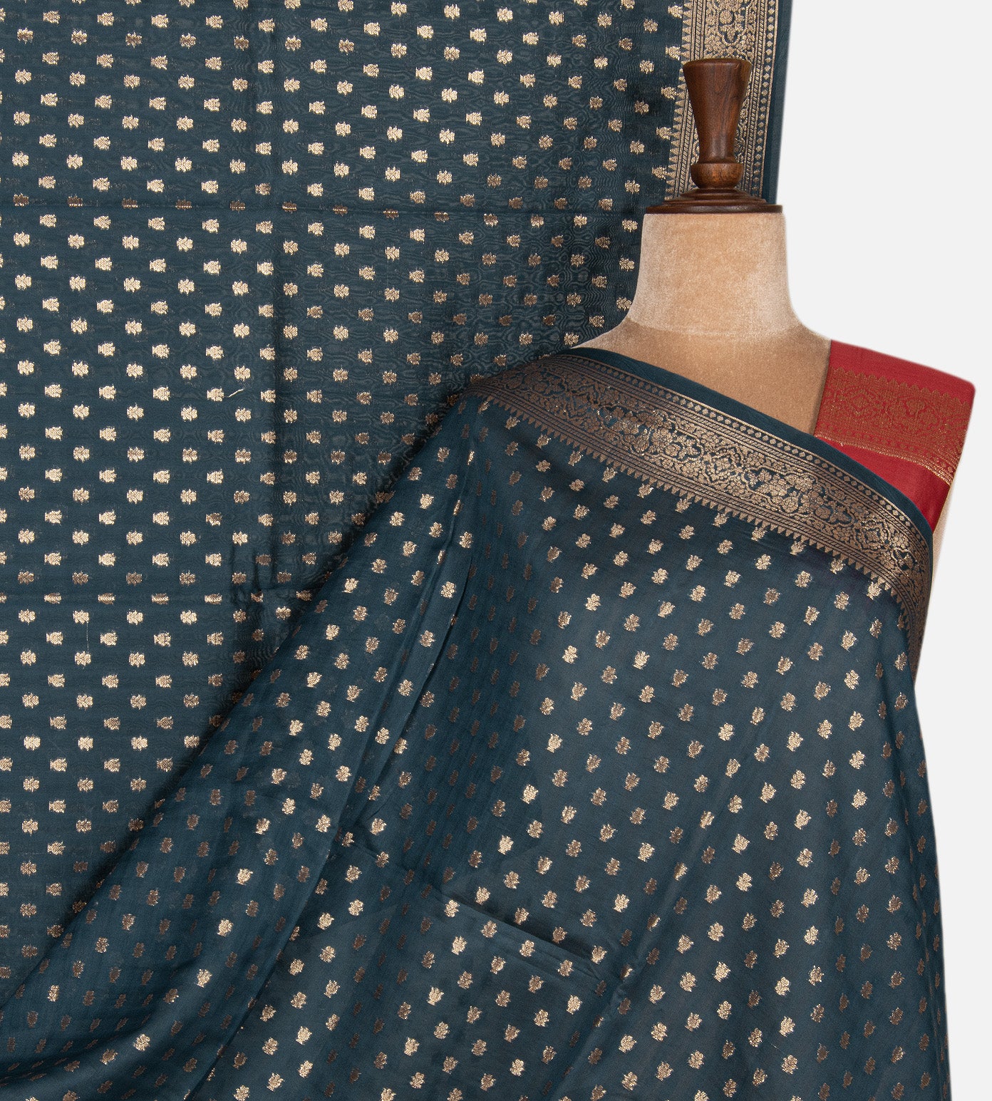 Blue Chanderi Cotton Saree