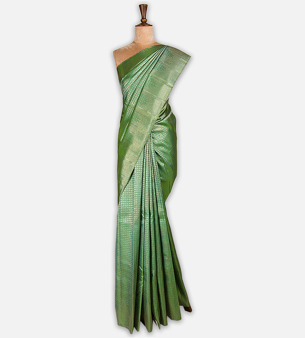 Green Kanchipuram Silk Saree