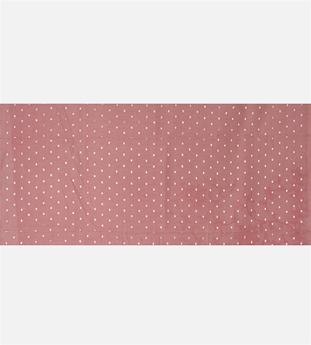 Pink Organza Saree