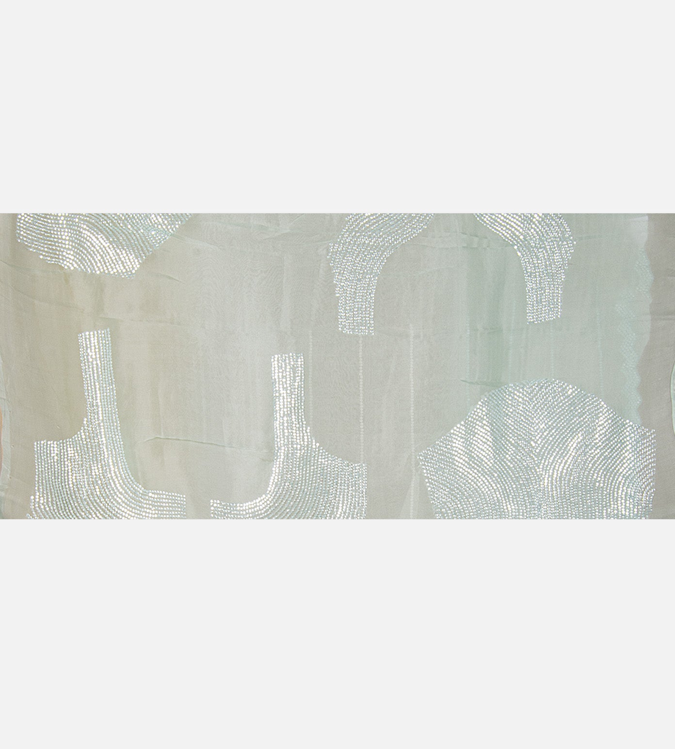 Multicolour Organza Saree