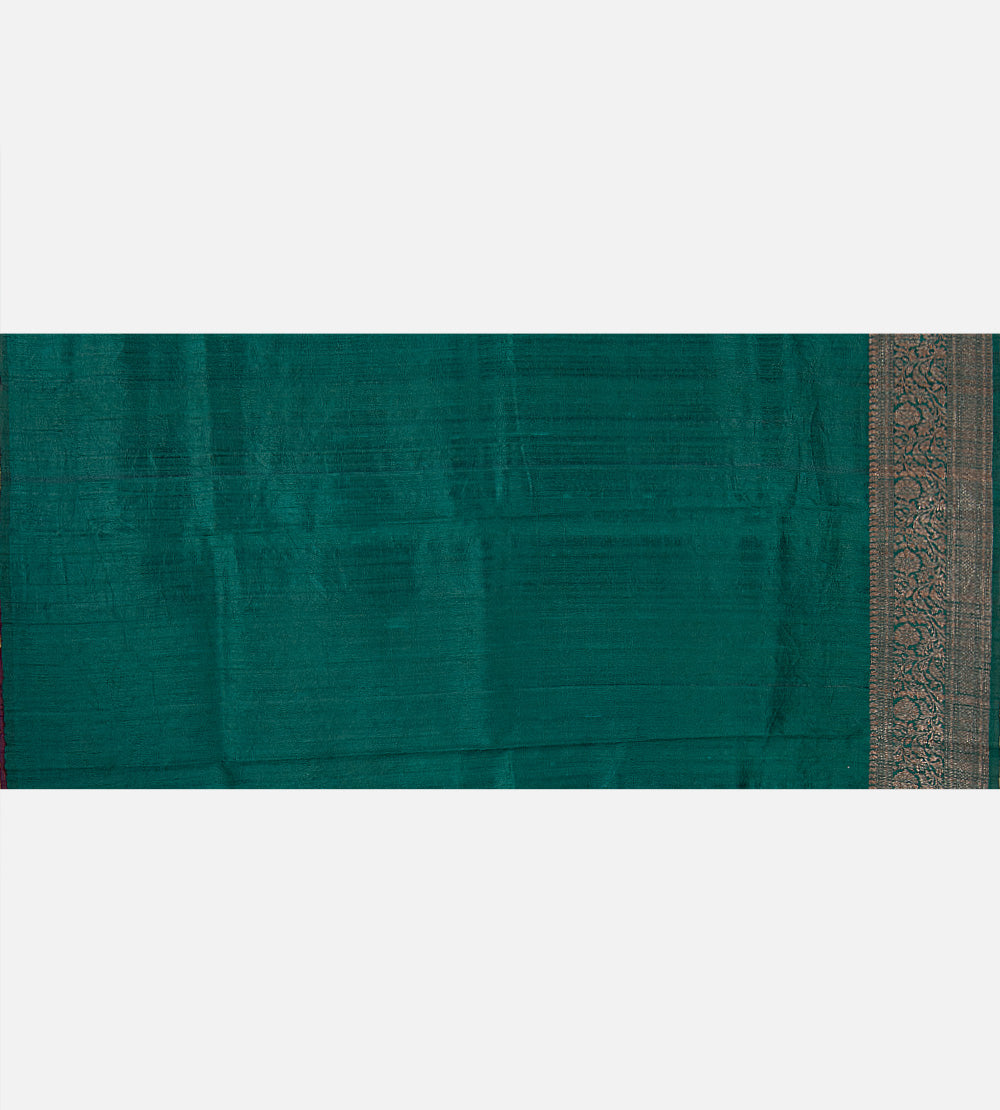 Purple Banarasi Tussar Saree