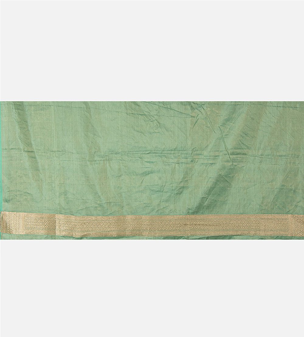 Green  Banarasi Silk Saree