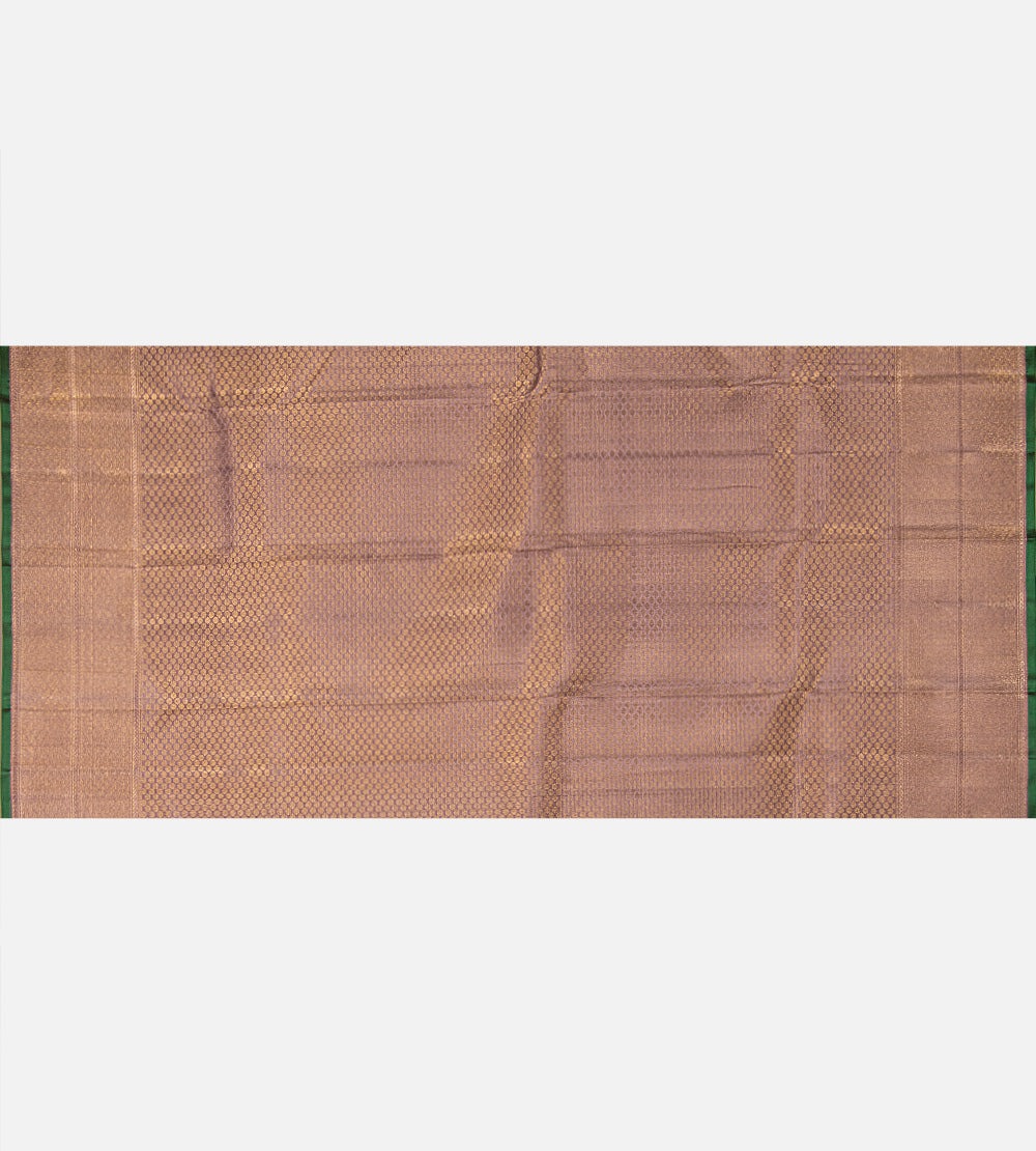 Aubergine Purple Kanchipuram Silk Saree