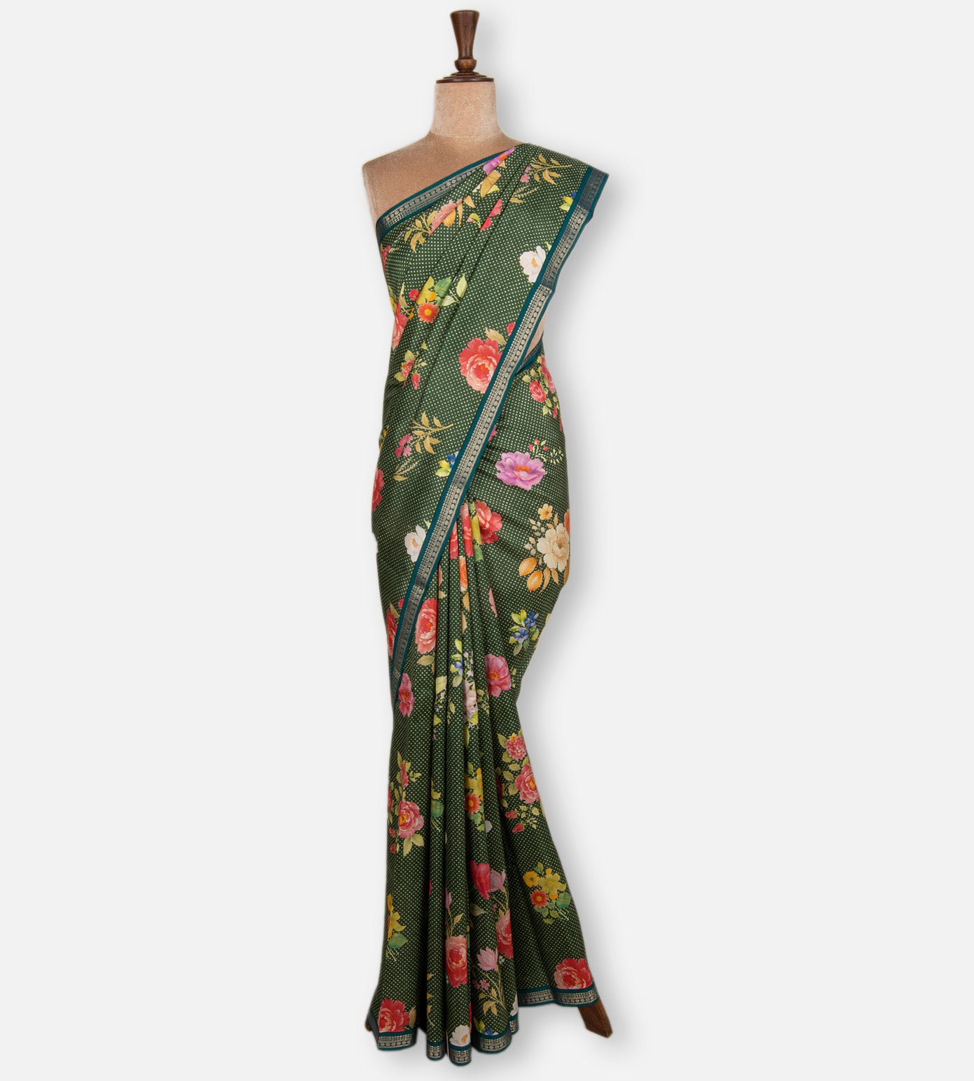 Green Soft Silk Saree