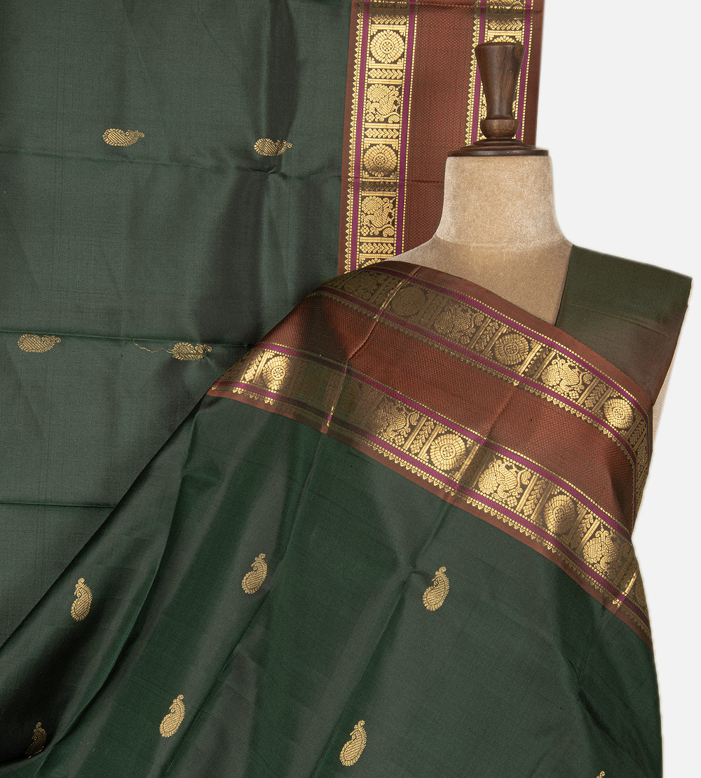 Green Kanchipuram Silk Saree