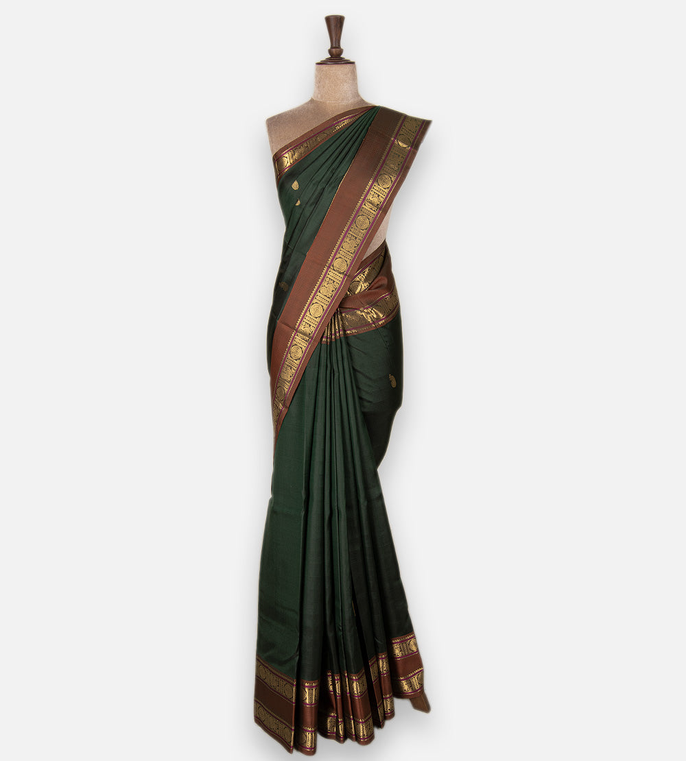 Green Kanchipuram Silk Saree