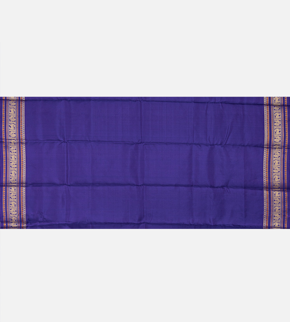 Beige Kanchipuram Silk Saree