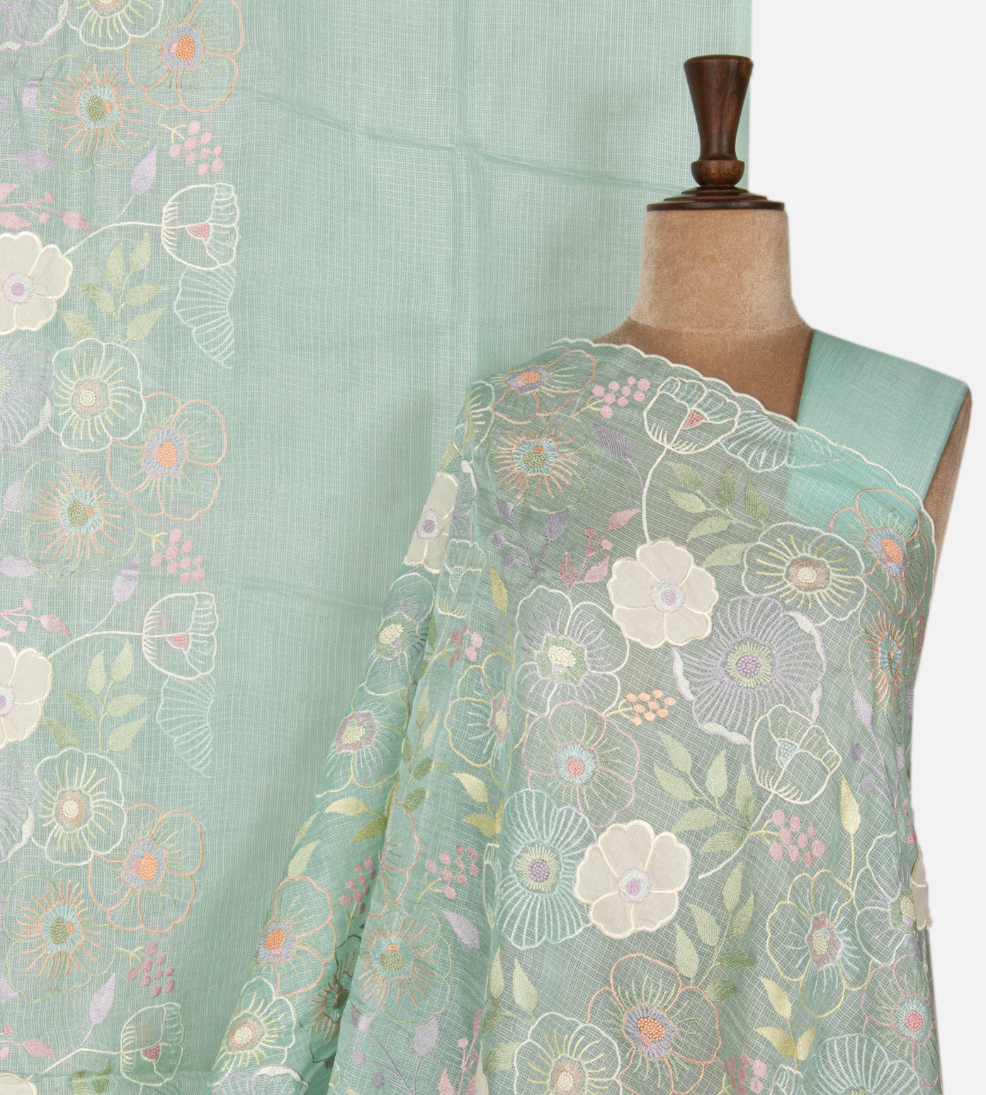 Blue Kota Silk Saree