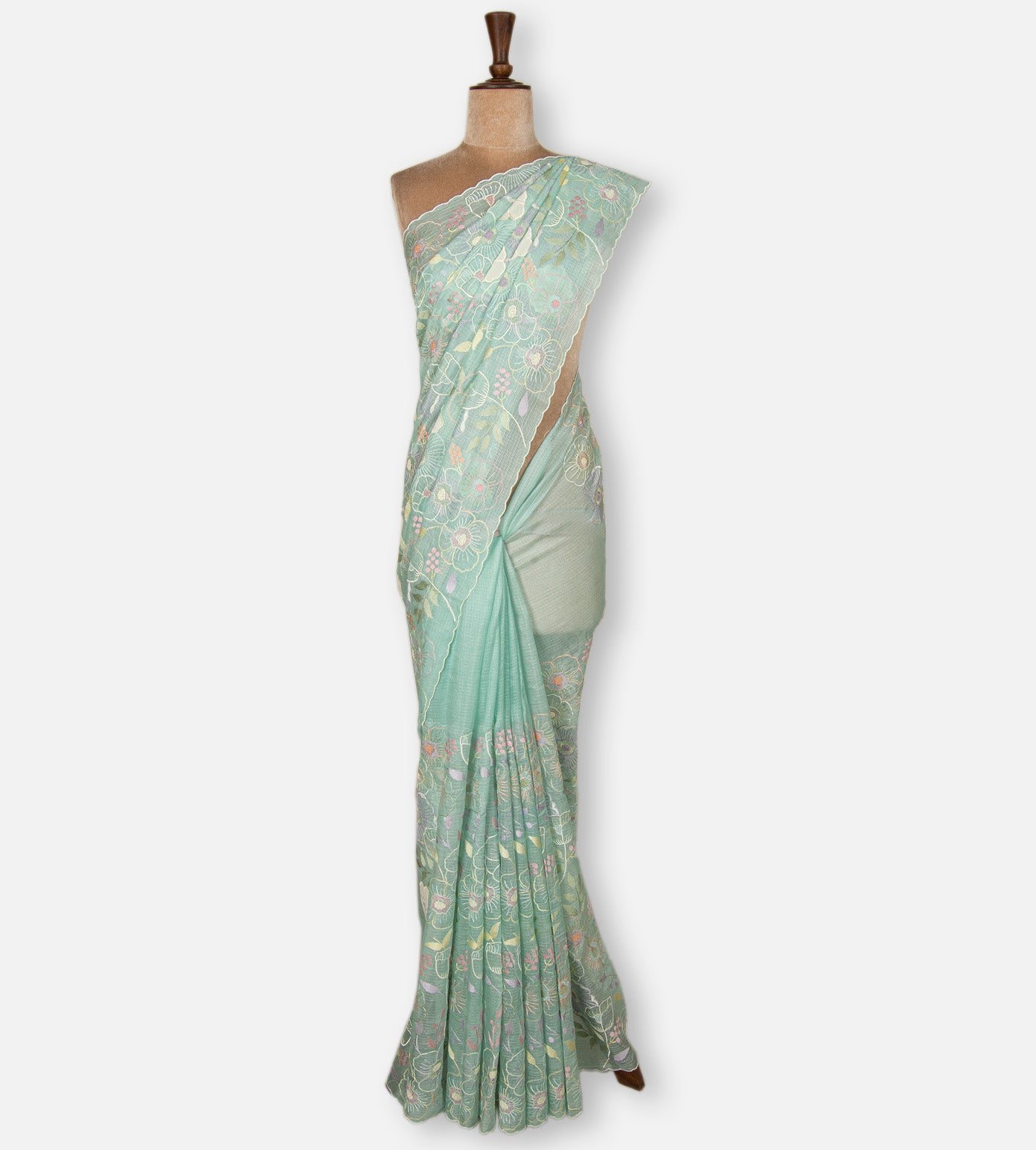 Blue Kota Silk Saree