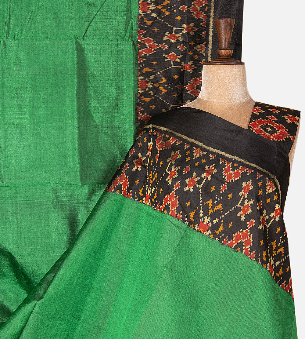 Green Patola Silk Saree