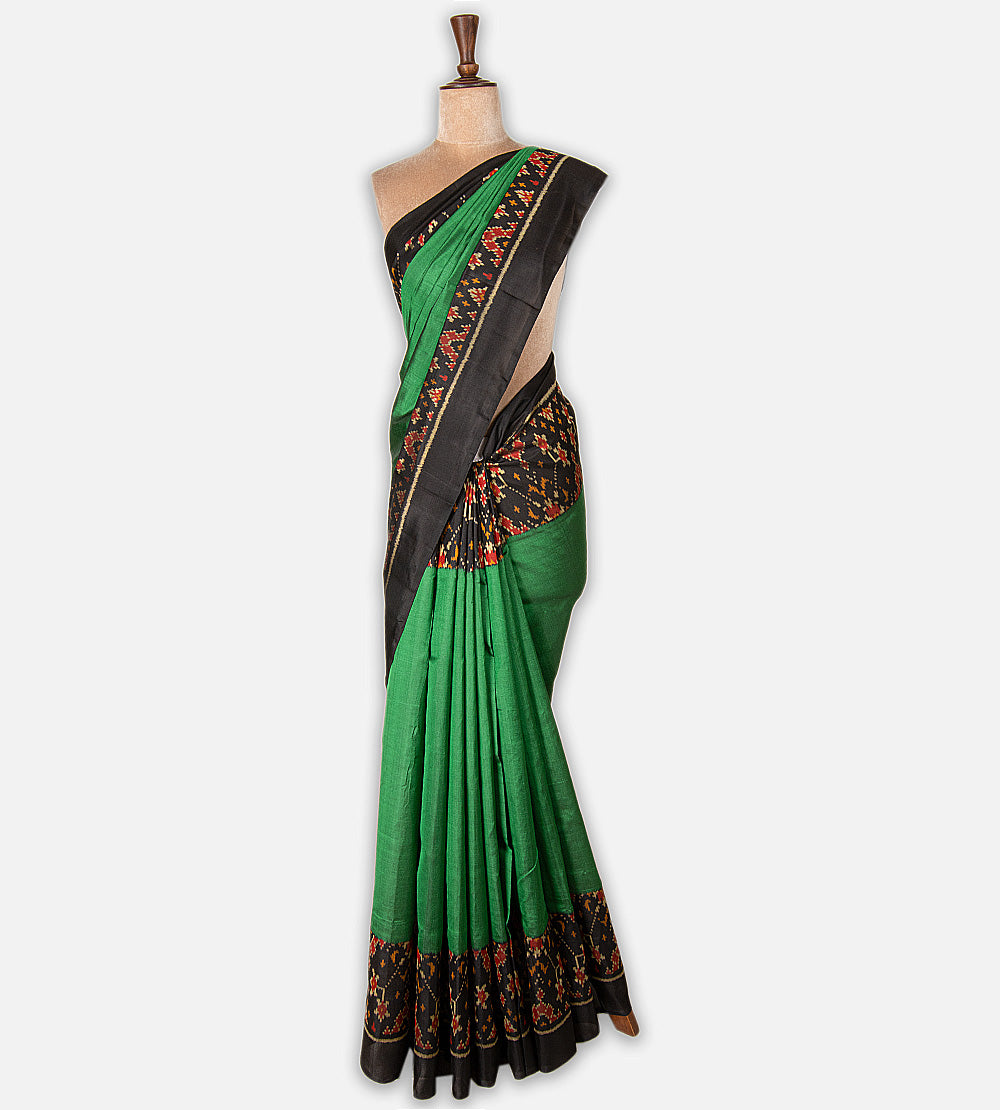 Green Patola Silk Saree