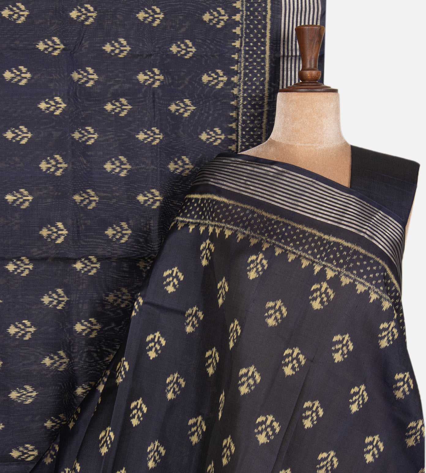 Blue Patola Silk Saree