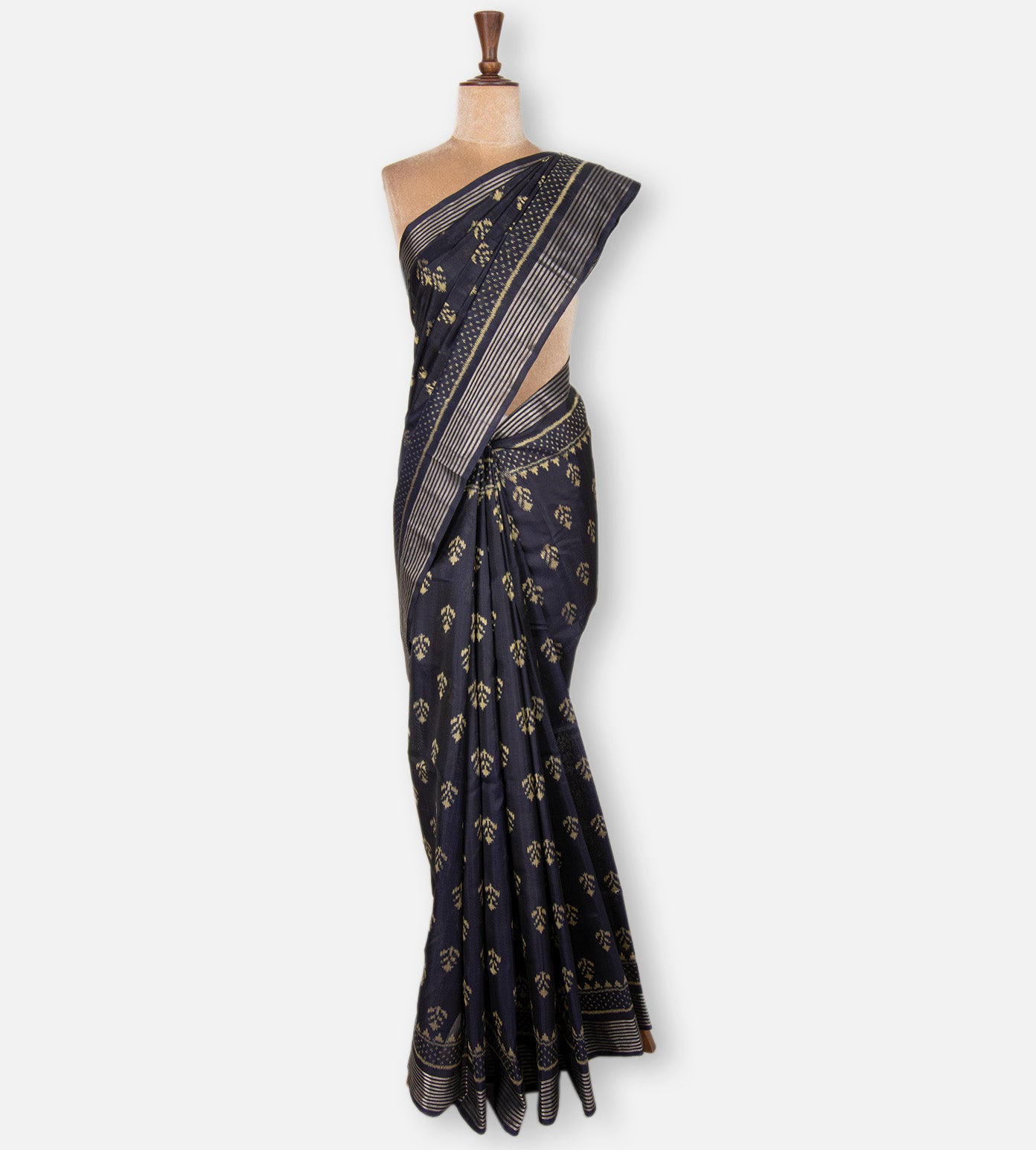Blue Patola Silk Saree