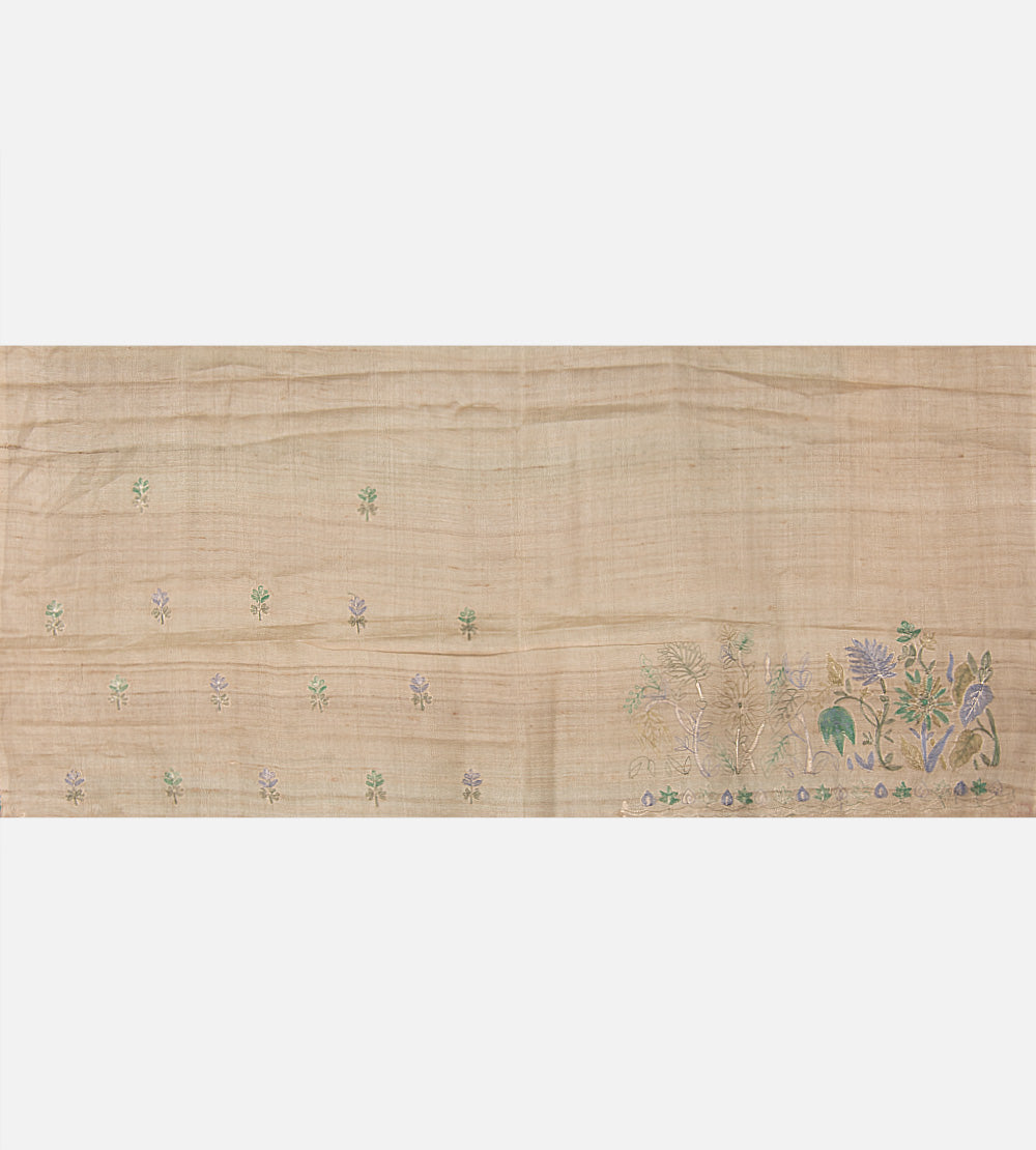 Multicolour Tussar Saree