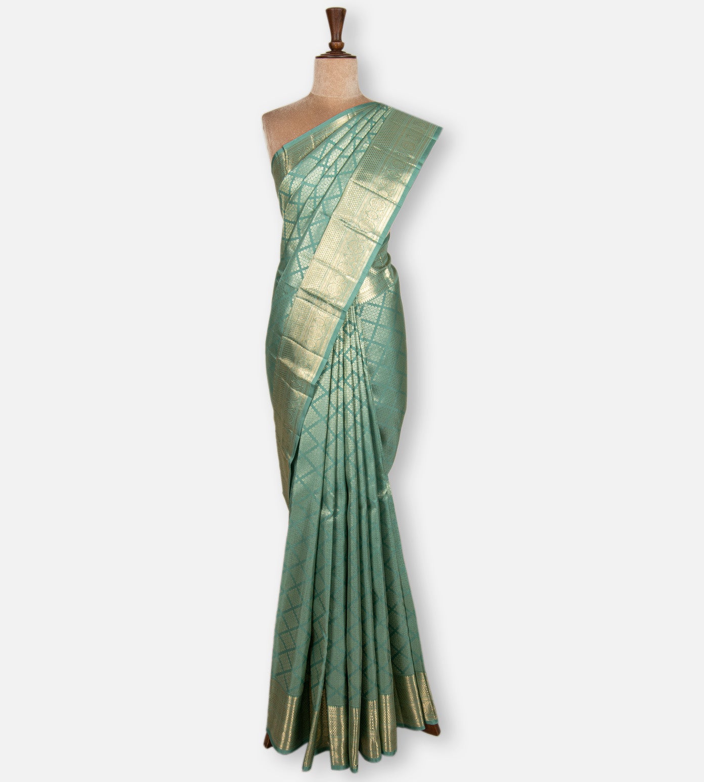 Green Kanchipuram Silk Saree