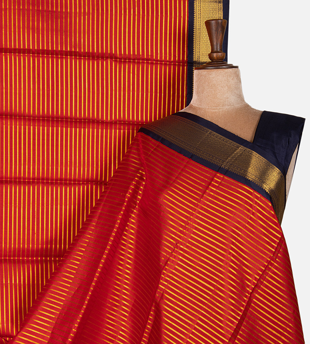 Red Kanchipuram Silk Saree