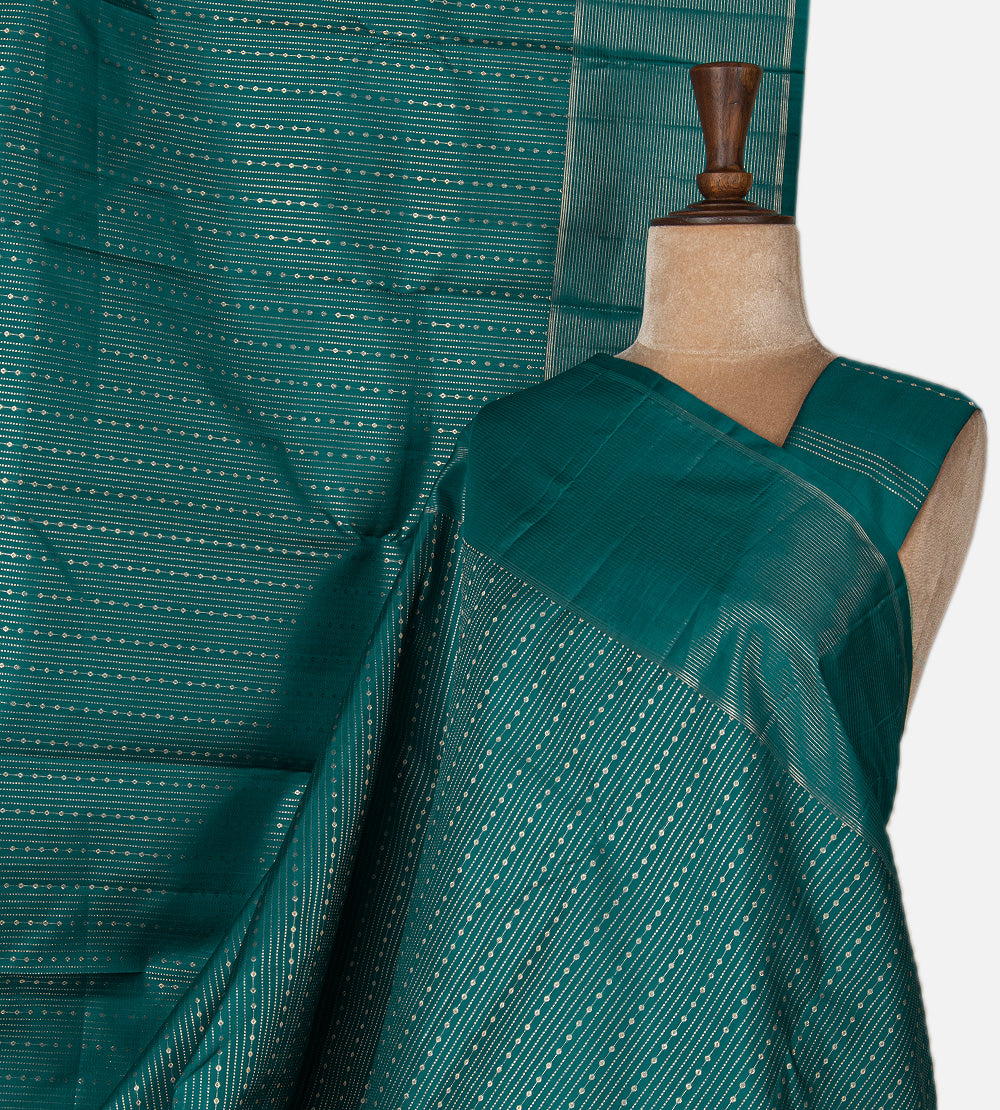 Blue Kanchipuram Silk Saree