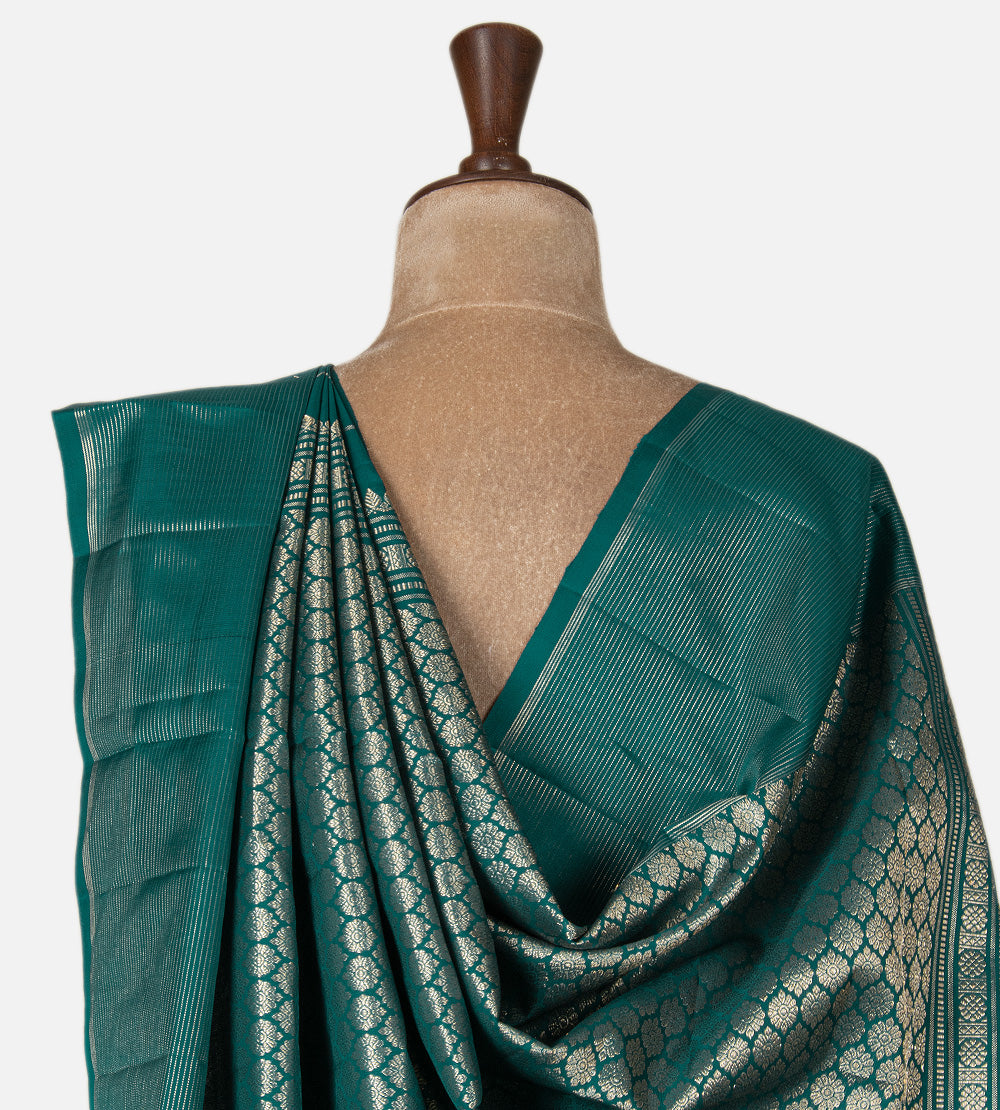 Blue Kanchipuram Silk Saree