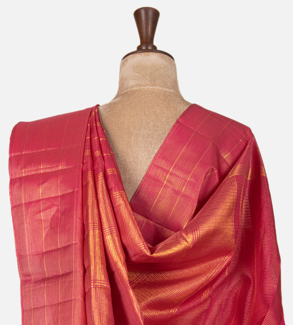 Pink Kanchipuram Silk Saree