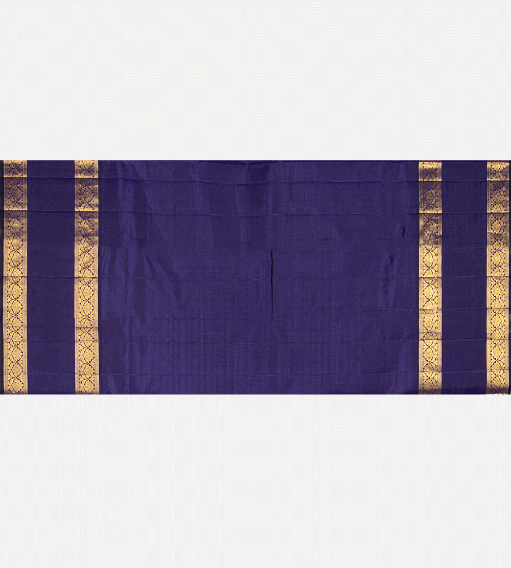 Grey Kanchipuram Silk Saree