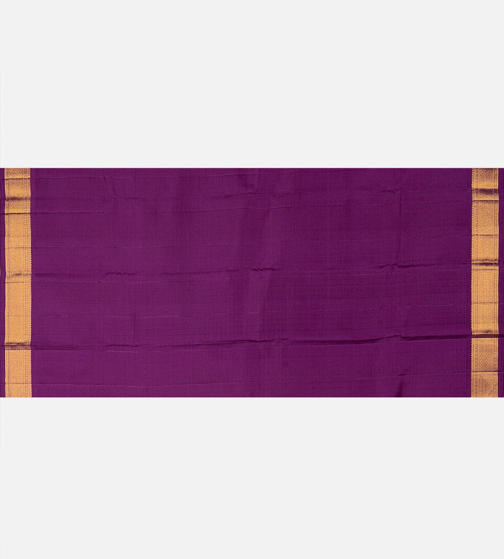 Yellow Kanchipuram Silk Saree