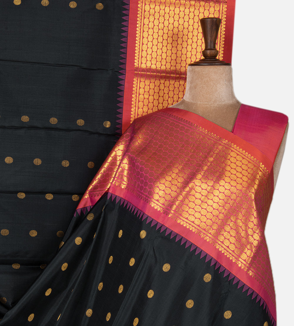 Blue Kanchipuram Silk Saree