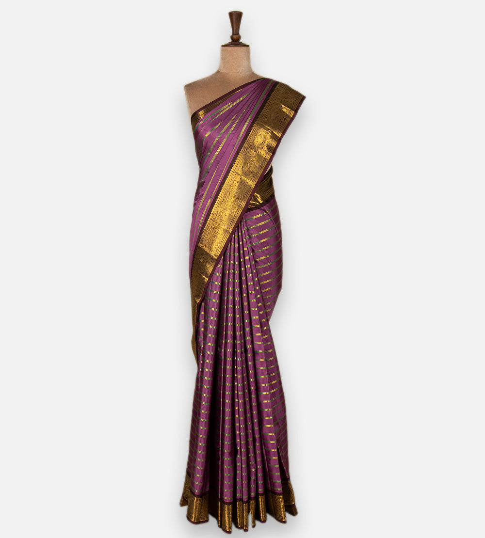 Pink Kanchipuram Silk Saree