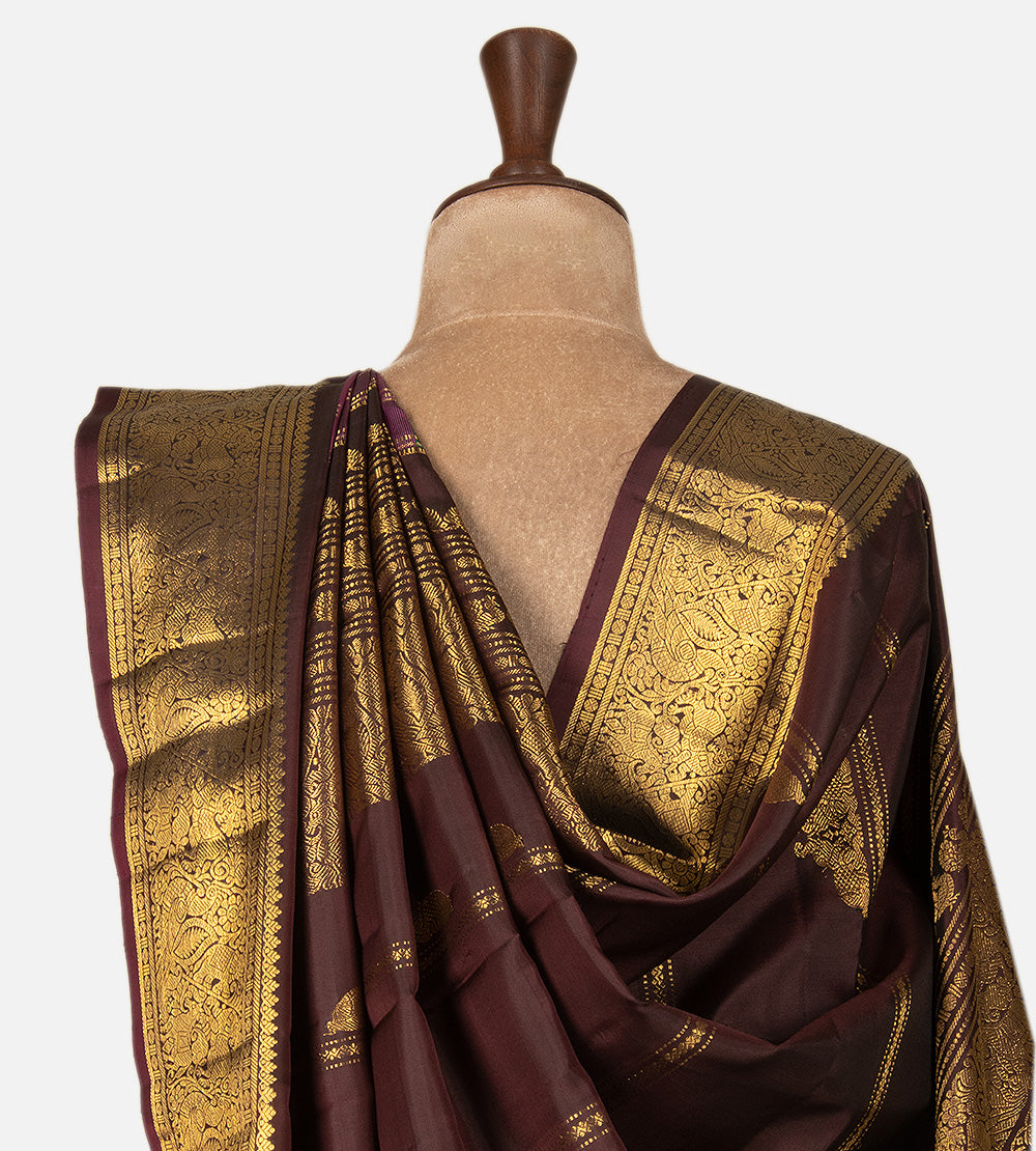 Pink Kanchipuram Silk Saree