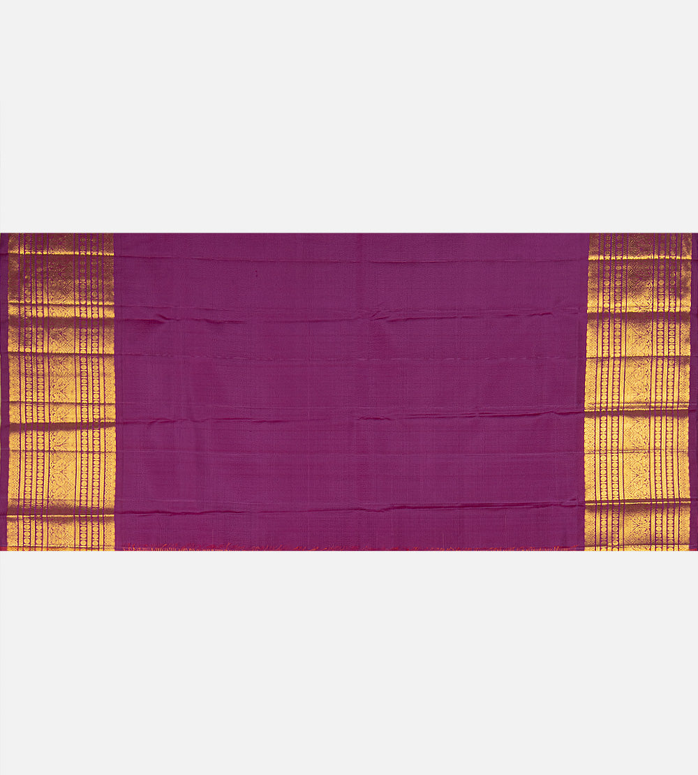 Dusty Mauve Kanchipuram Silk Saree