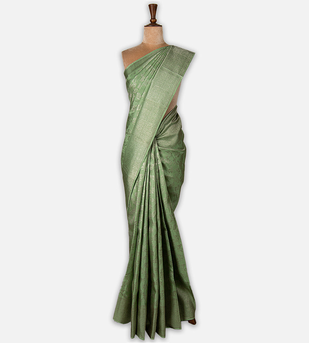 Green Kanchipuram Silk Saree
